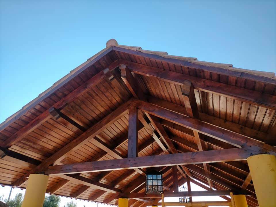 pintar y conservar pergola